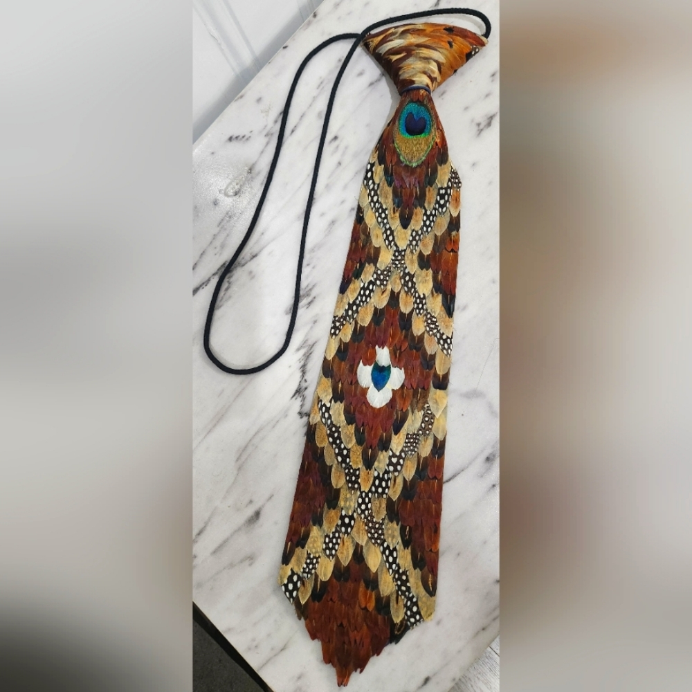 Vintage Pheasants nick neck tie